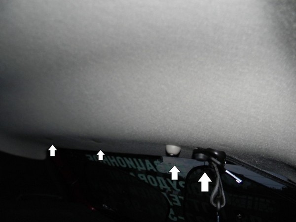 Установка подсветки в багажник Renault Sandero