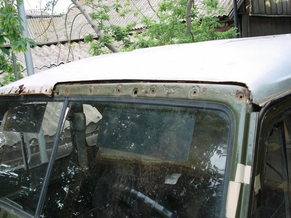 Замена крыши и ржавых элементов кузова на УАЗ 469