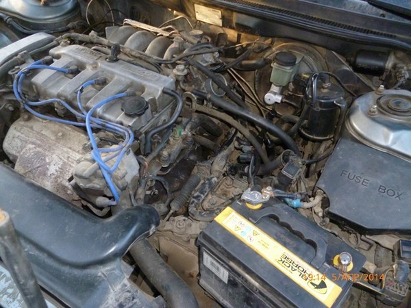Замена щеток стартера Mazda 626