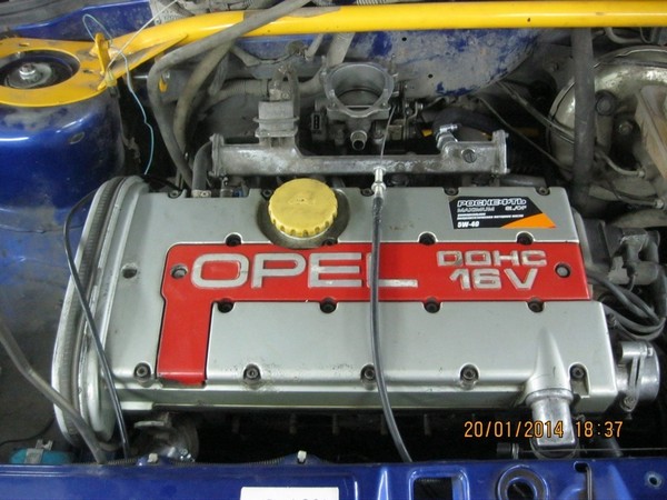 Установка двигателя C20XE на ВАЗ 2114