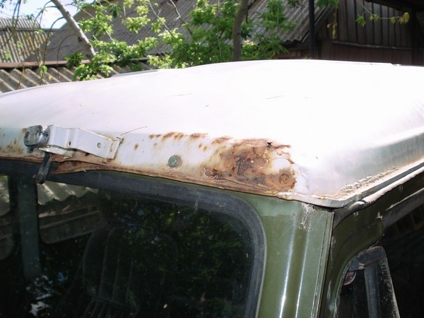 Замена крыши на УАЗ 469
