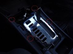 Замена лампочки в подсветке АКПП Toyota Corolla 120