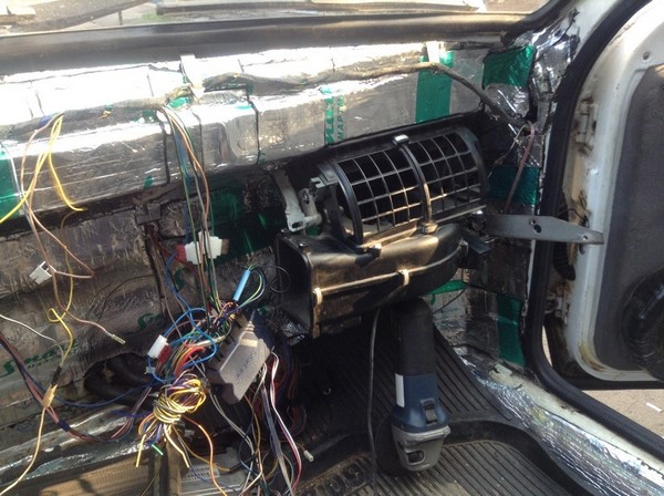 Замена печки в ВАЗ 2108