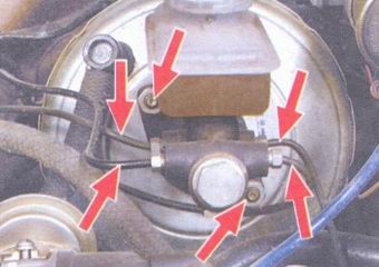 статья про снятие и установка главного тормозного цилиндра на автомобилях ваз 2108, ваз 2109, ваз 21099