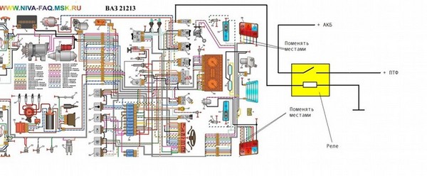 Процесс установки и схема подключения противотуманных фар WESEM на ВАЗ