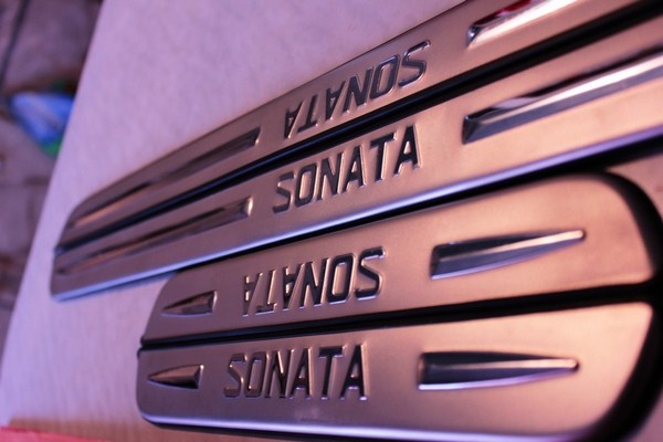 Металлические пороги Hyundai Sonata ef