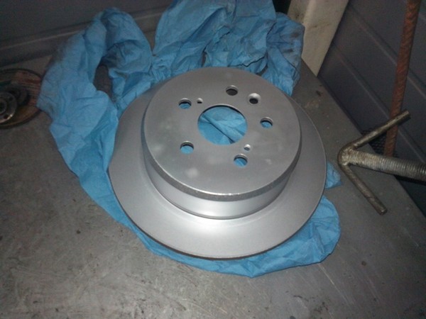 Замена задних барабанных тормозов на дисковые Toyota Caldina