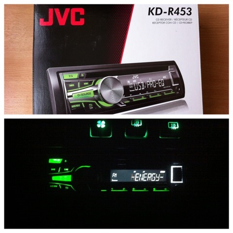 Магнитола JVC KD-R453