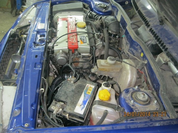 Установка двигателя C20XE на ВАЗ 2114