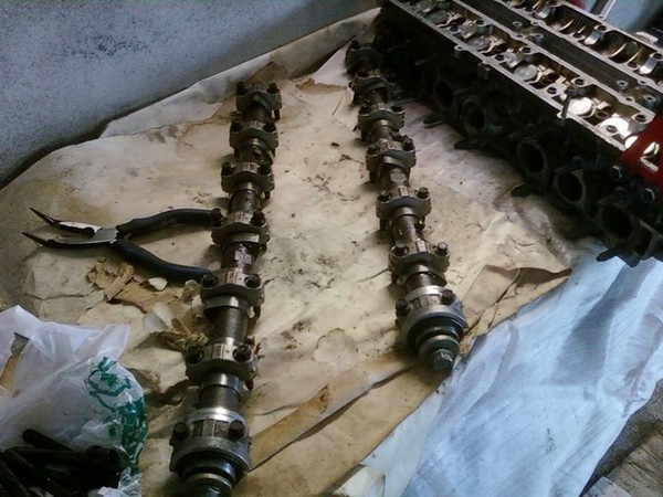 Разбор и рассухаривание ГБЦ Toyota Mark II (90)