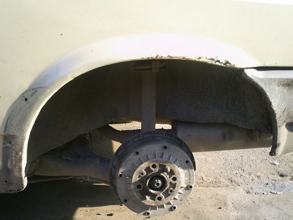 Расширение задних колесных арок ВАЗ 2108, 2109
