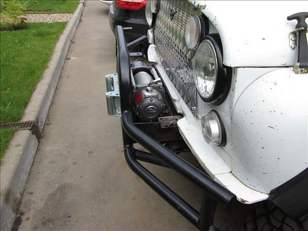 Доработка переднего силового бампера УАЗ Хантер