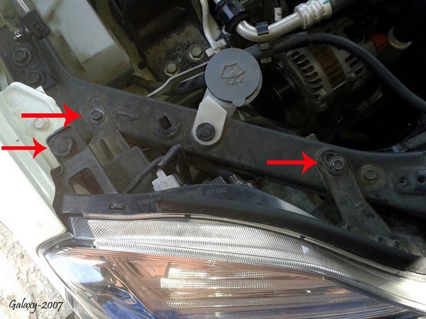  Как снять переднюю блок фару в Nissan X-Trail