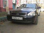 Установка хромированной облицовки верхней радиаторной решетки Лады Приора под SE