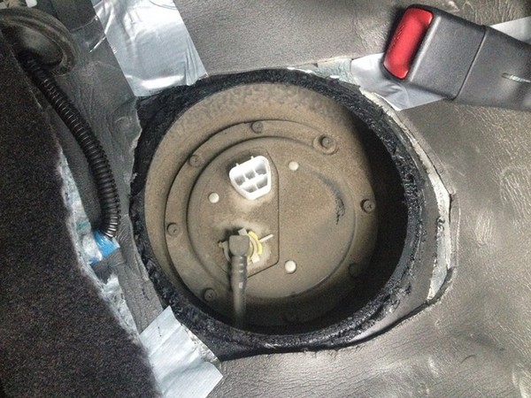 Замена топливного фильтра Toyota Camry ACV40