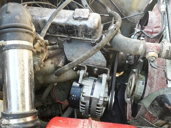 Перенос генератора на верх УАЗ-469 (417 Двигатель) УАЗ 3151