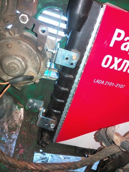Радиатор охлаждения с ваз 21073 в ваз 2101 