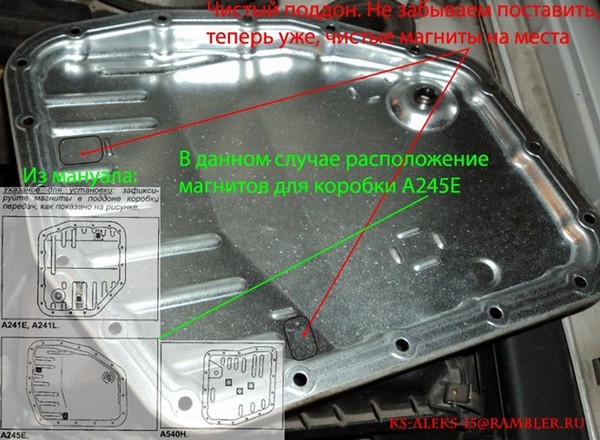 Самостоятельная замена масла АКПП Toyota Camry ACV40