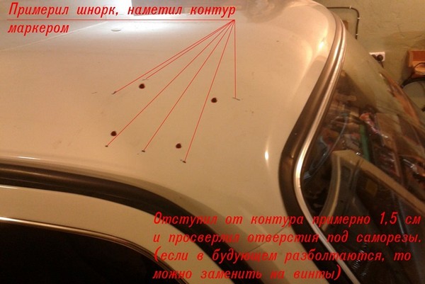 Установка шноркеля в НИВУ