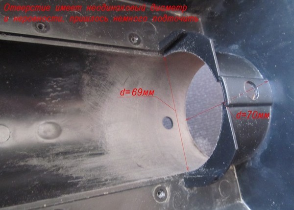 Установка шноркеля в НИВУ