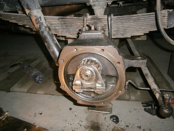 Ремонт правого поворотного кулака военного моста УАЗ 3303