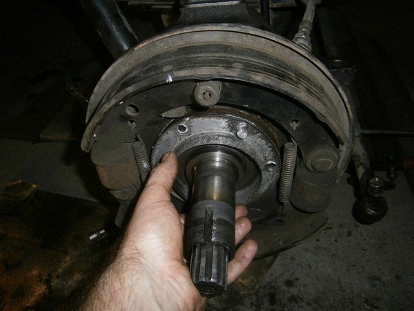 Ремонт правого поворотного кулака военного моста УАЗ 3303