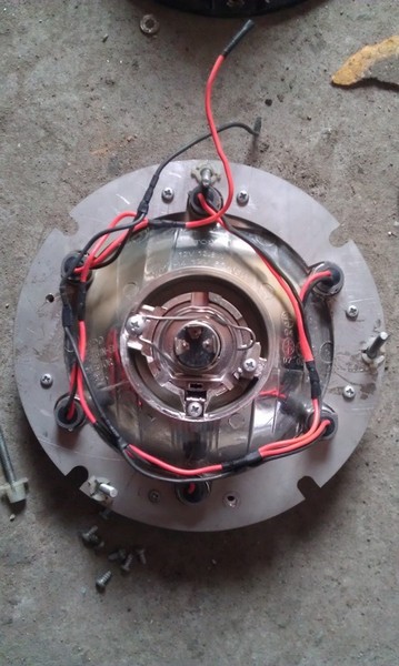 Установка фар VW Golf 2 в штатные горшки ВАЗ 2101